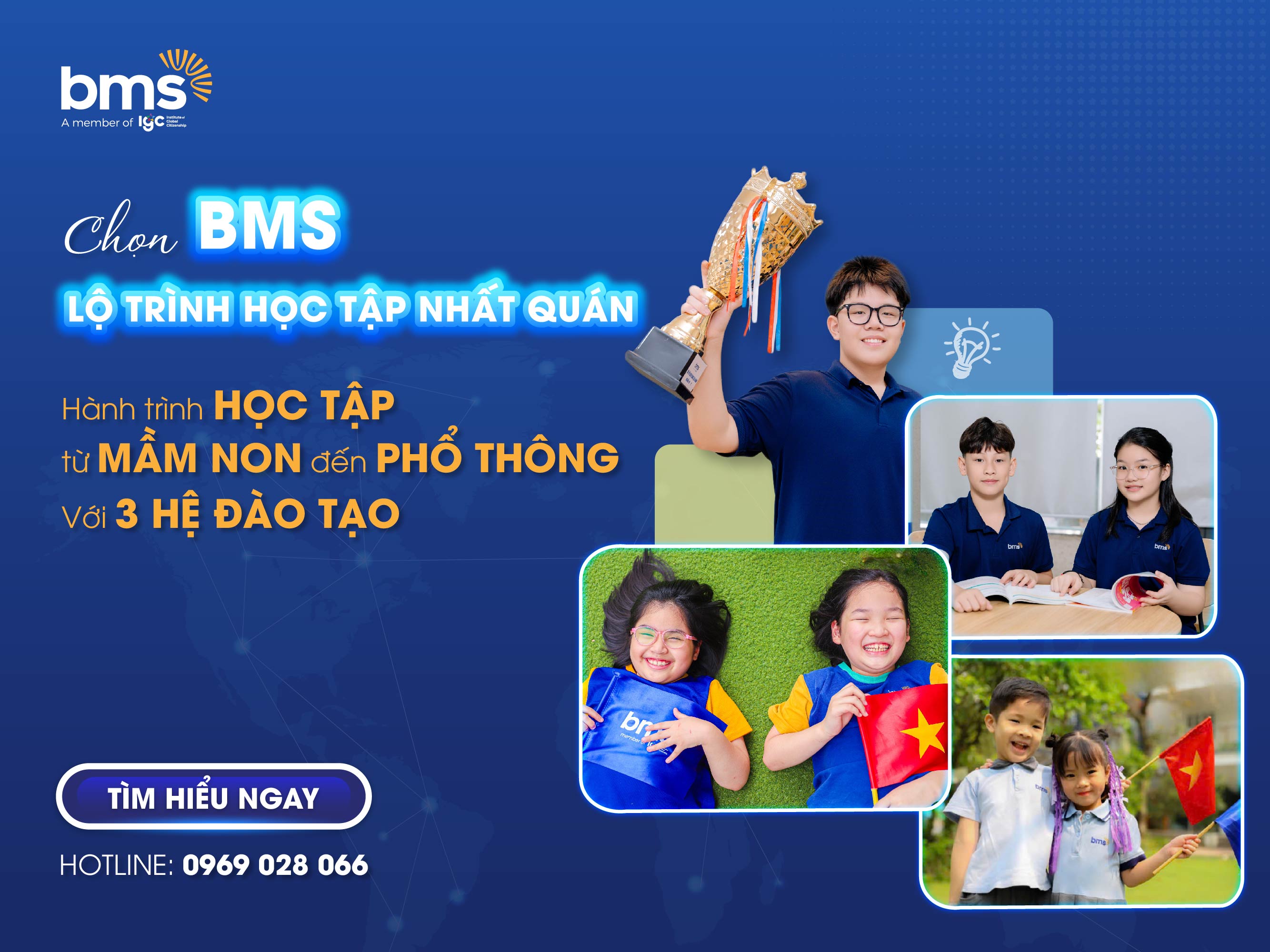 Chọn BMS - Chọn lộ trình học tập nhất quán cho con từ Mầm non đến Phổ thông